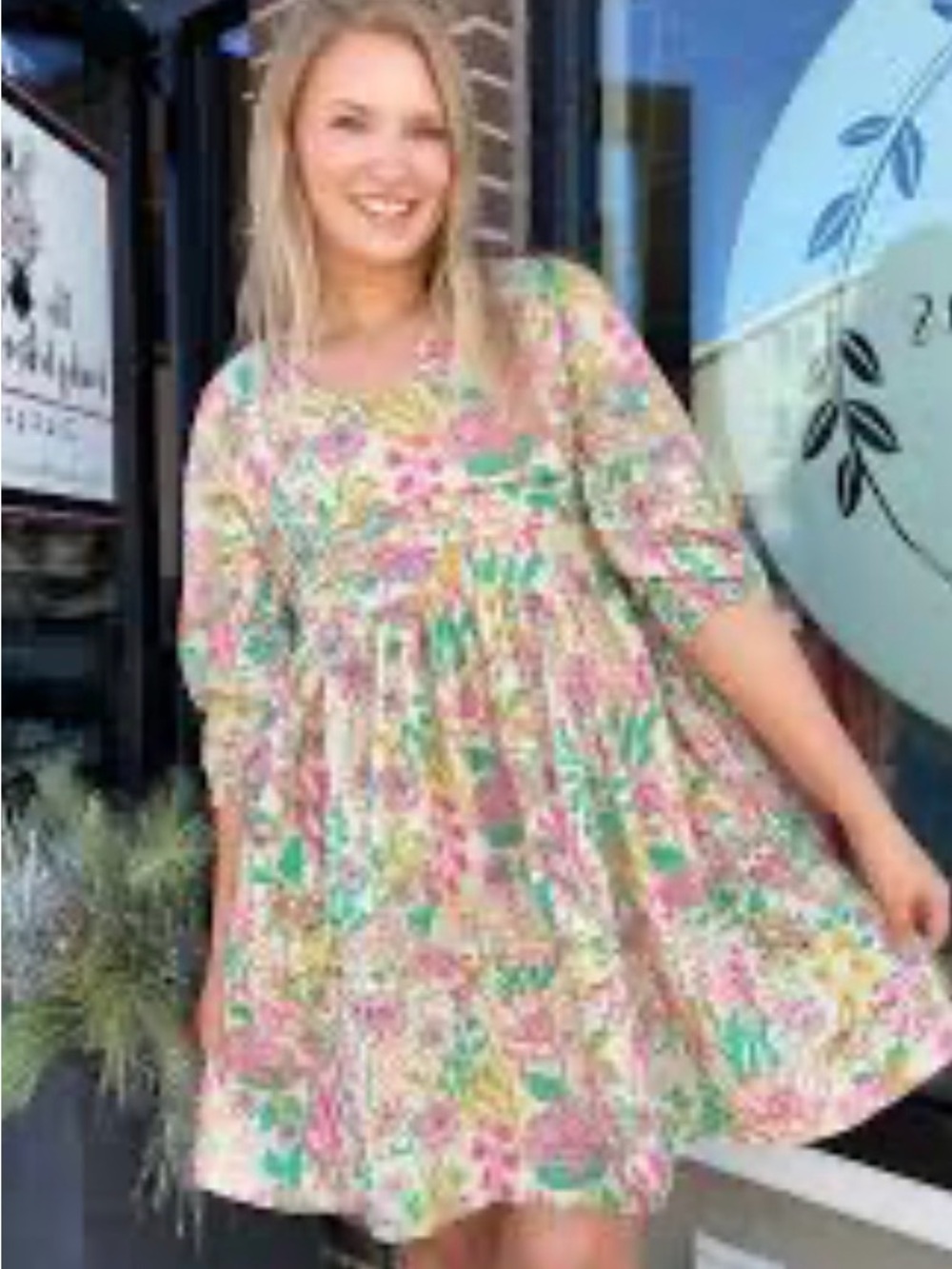 Uncle Frank Boho Babydoll dress XL